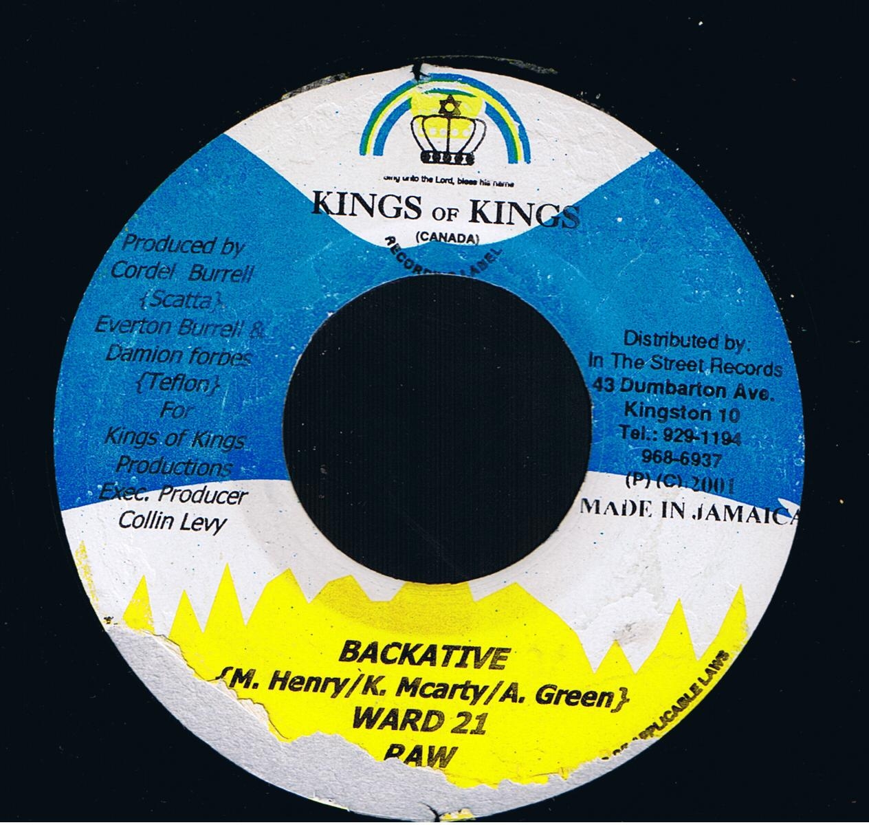 Ward 21 - Backative / Merciless - Pick A Number (7") 