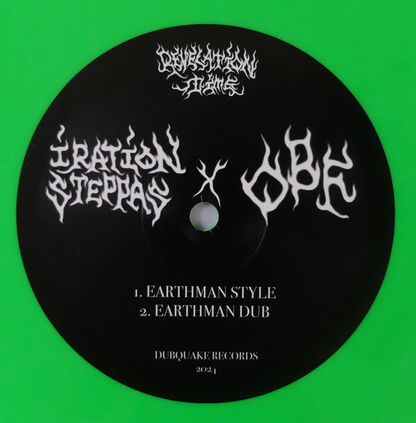 Iration Steppas X O.B.F – Earthman Style / Revelation Time (12")