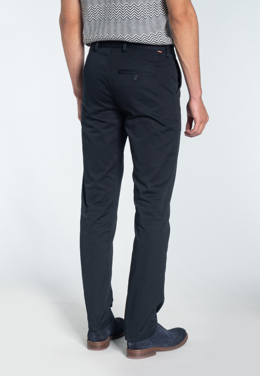 Merc Winston Sta Press Trousers Navy-W34 L34