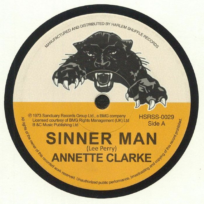 Annette Clarke / Lee Perry - Sinner Man / Sinner Man Dub (7")    