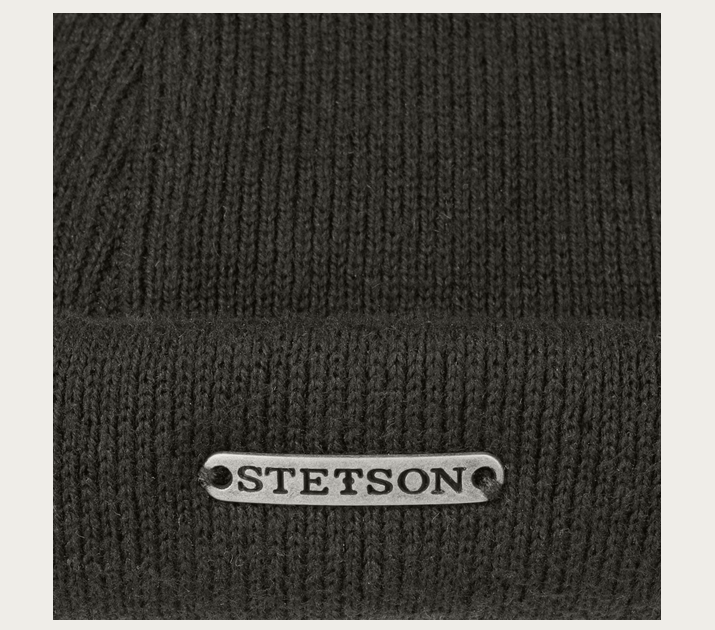 Stetson Docker Strickmütze in Black