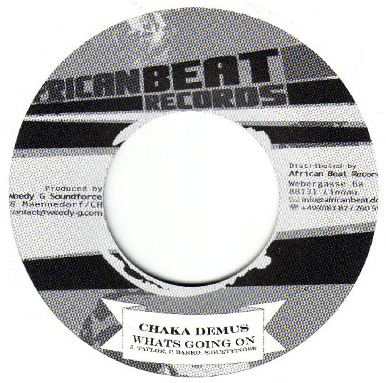 Chaka Demus / Cookie The Herbalist - Whats Going On / Stories Pon Stories (7'')