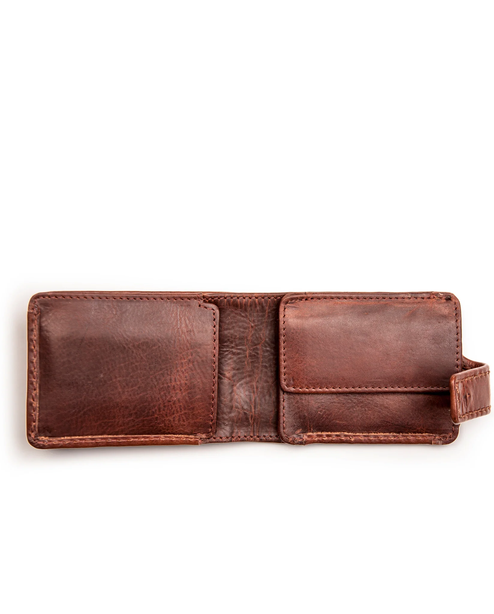 Harolds Saddle Wallet S in Braun