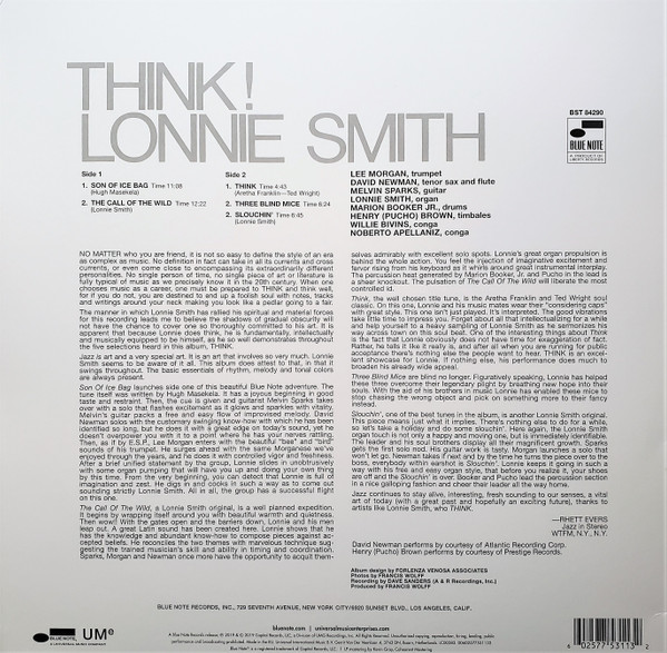 Lonnie Smith – Think! (LP)