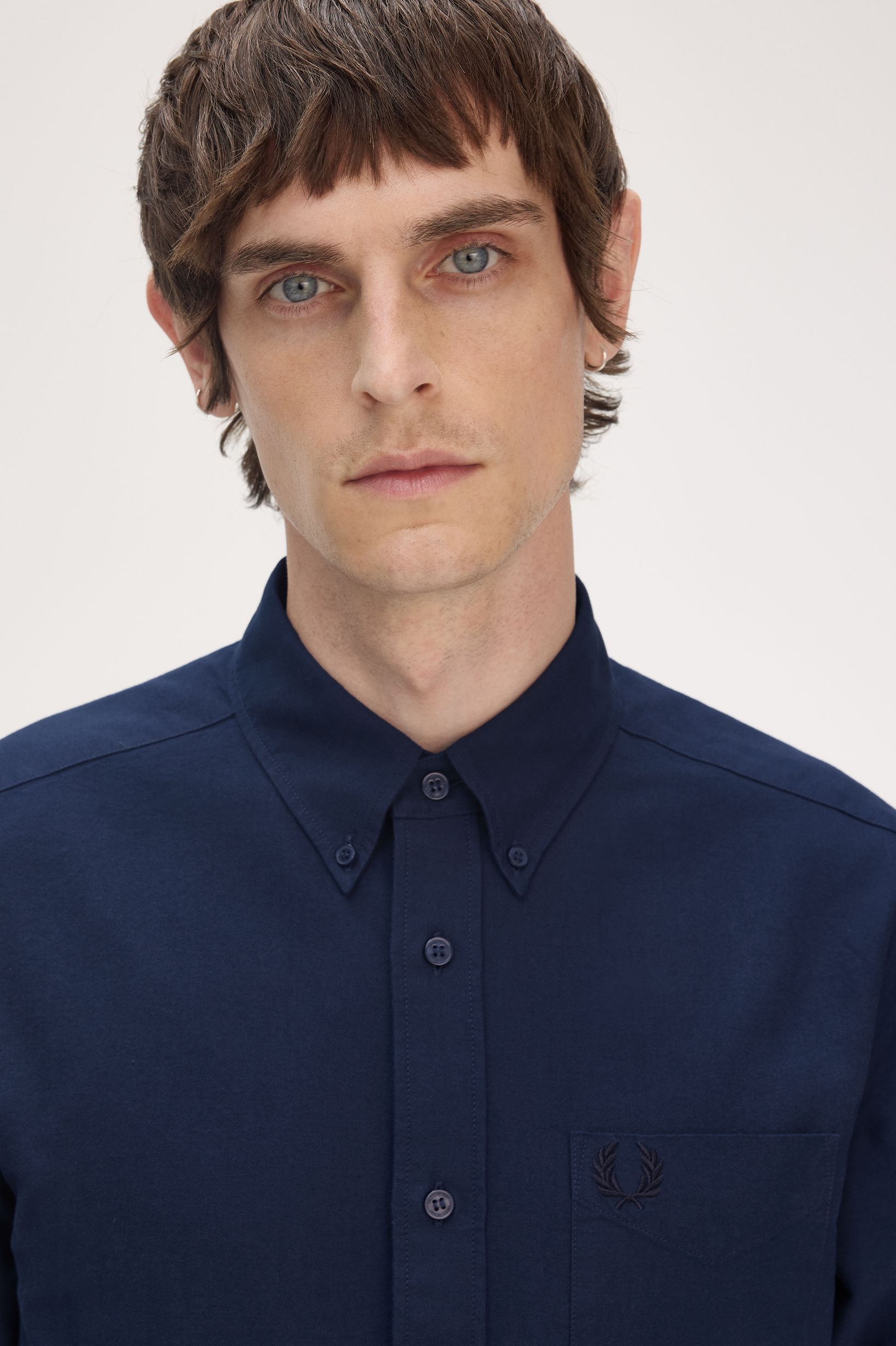 Fred Perry Oxford Shirt in Tennisblue 