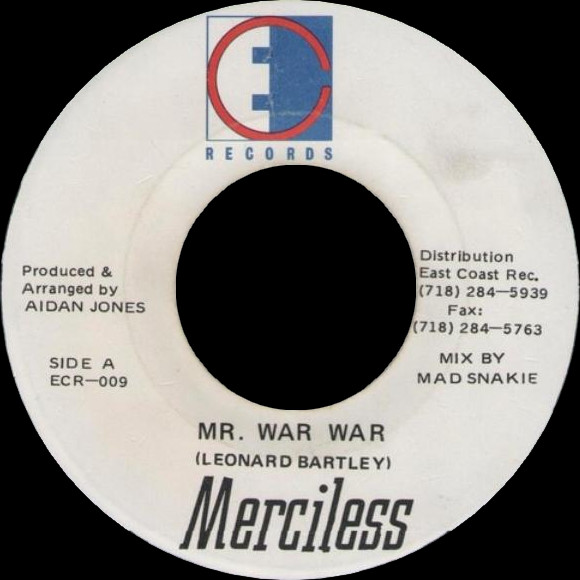 Merciless - Mr. War War / Version (7")