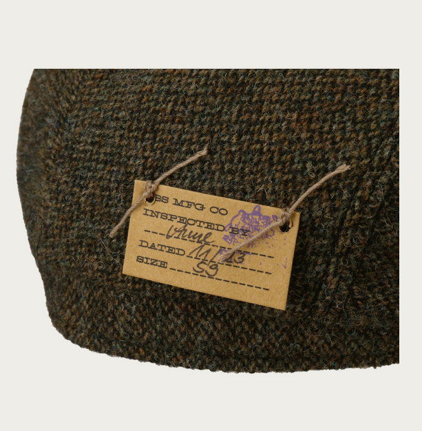 Stetson Devona Wool Flatcap in Olive