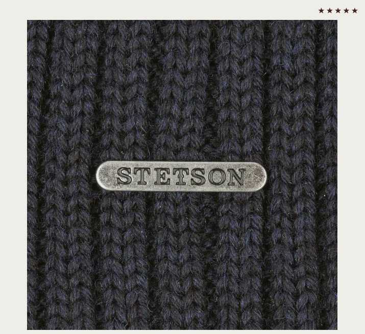 Stetson Northport Mütze in Navy