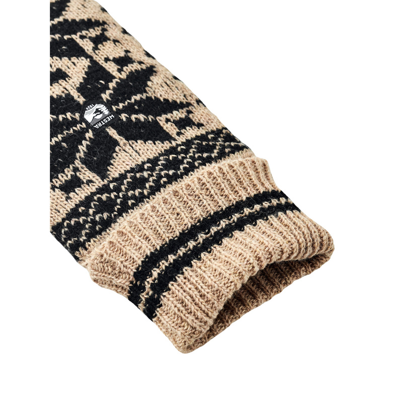 Hestra Isvik Mitt Handschuhe Beige/Schwarz