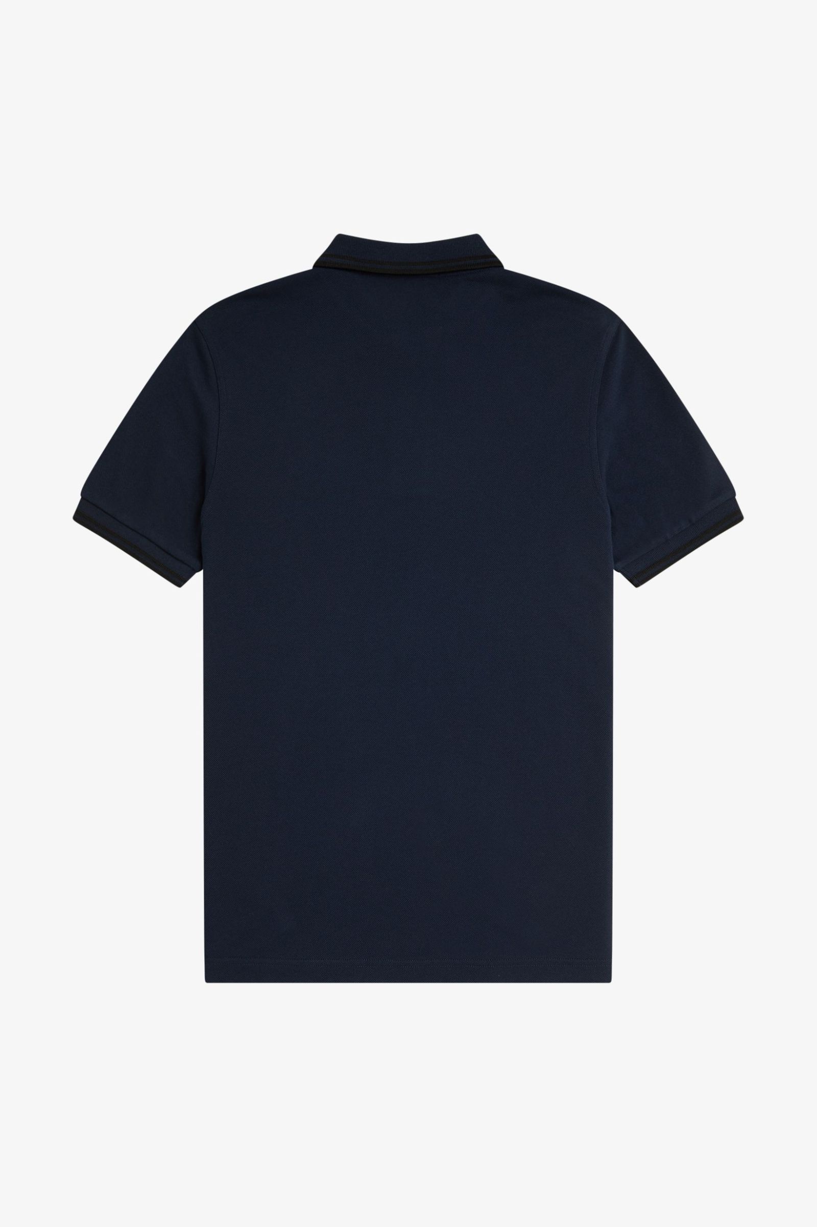 Fred Perry Twin Tipped Shirt in Dark Carbon/Black