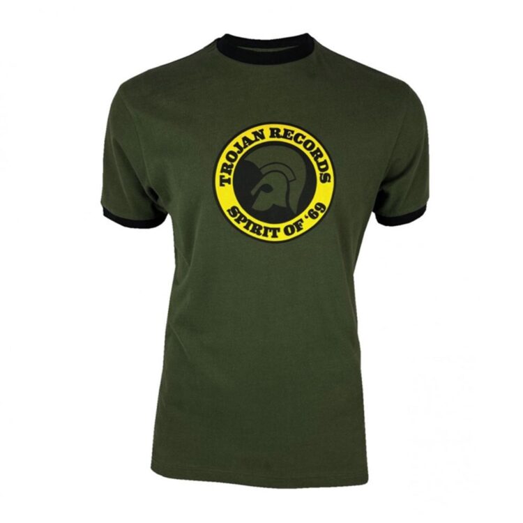 Trojan Spirit of 69 T-Shirt in Army Green