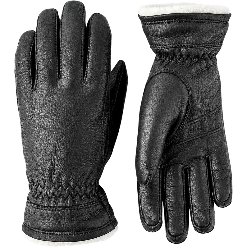 Hestra Buvika Deerskin Handschuhe in Schwarz