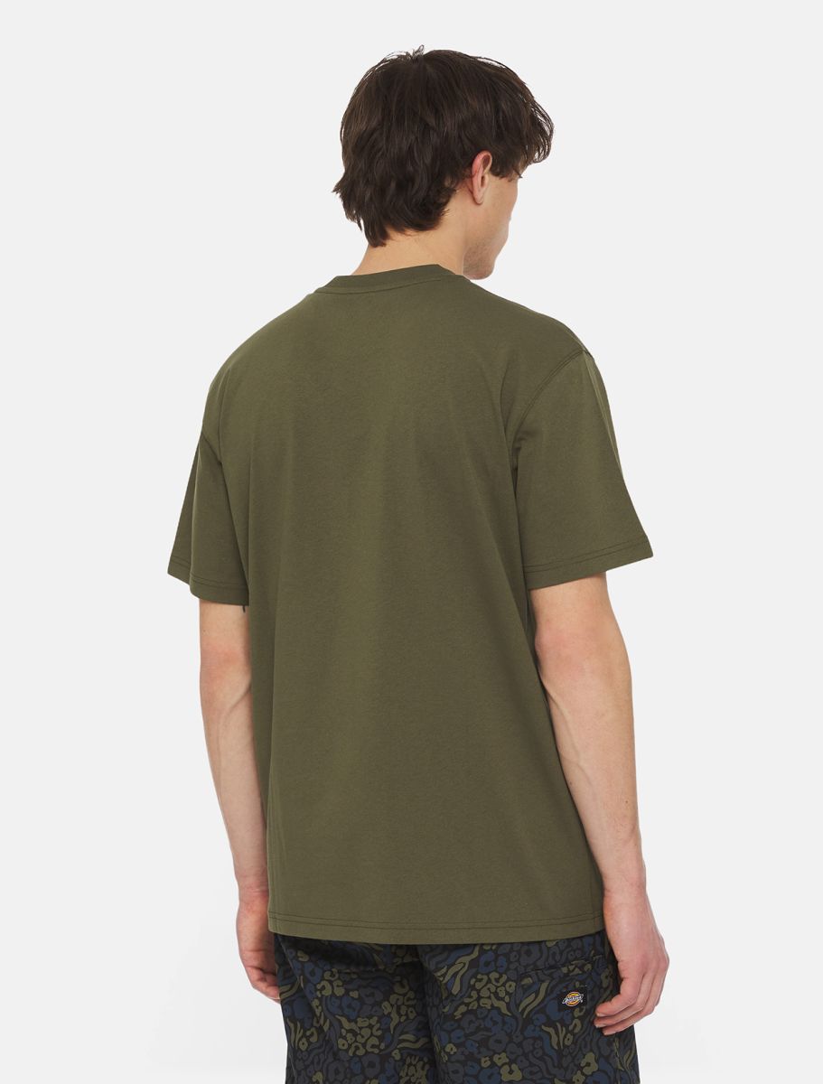 Dickies Summerdale Short Sleeve T-Shirt in Military Green 