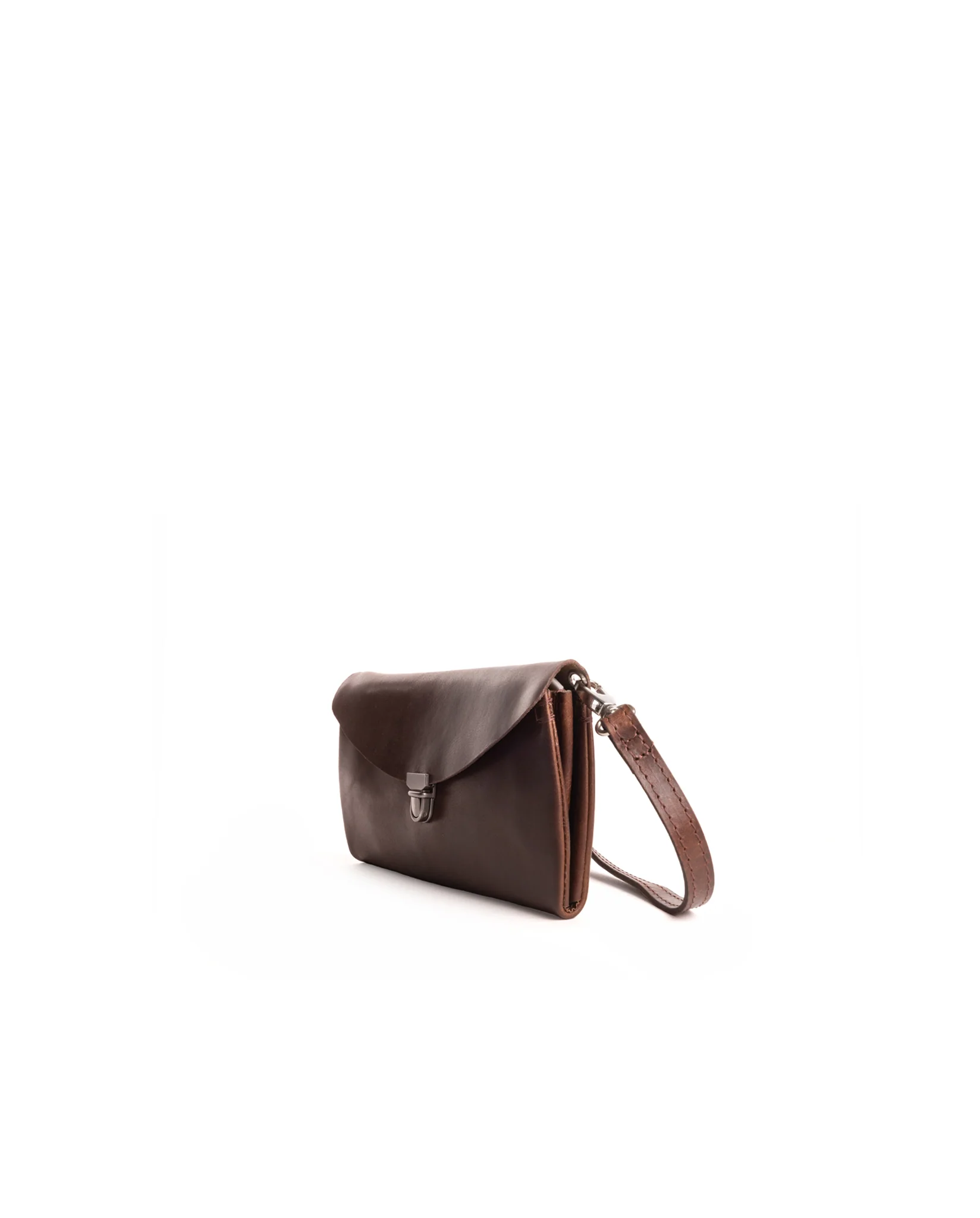 Harolds Fold Handbag Clutch Small in Braun