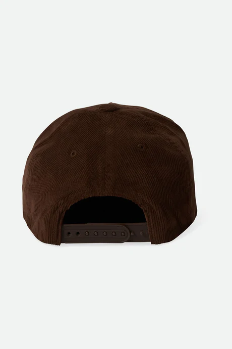 Brixton Parsons Netplus MP Snapback in Sepia