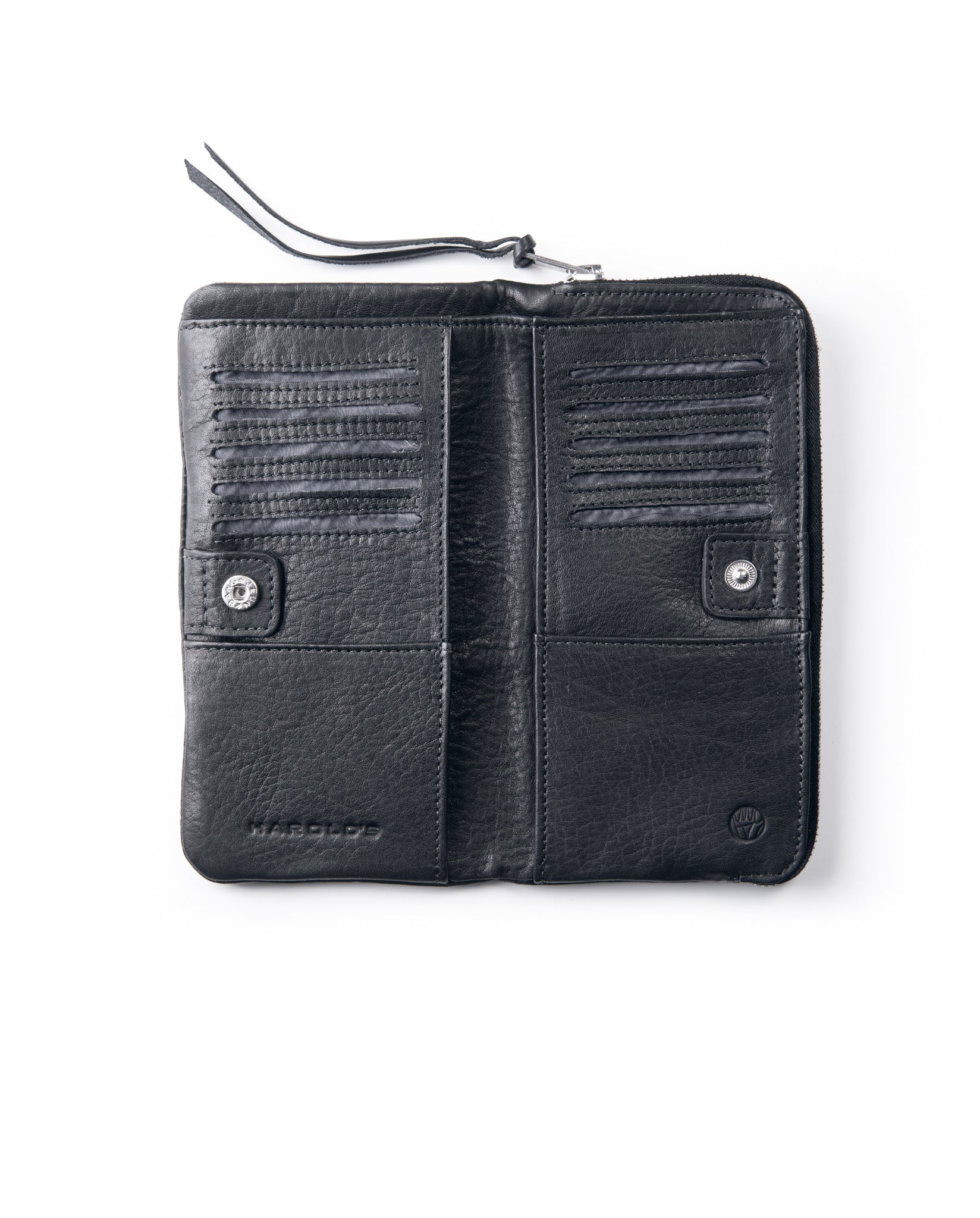 Harolds Soft Wallet Large in Schwarz