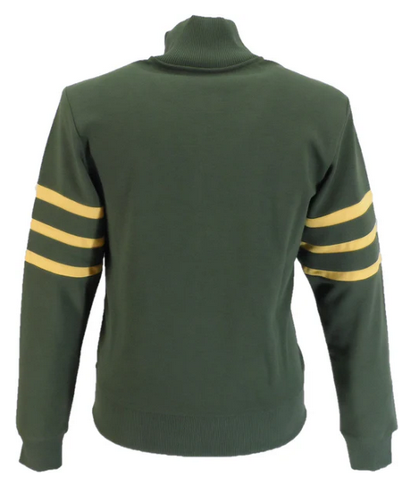 Trojan Retro-Trackjacket in Green