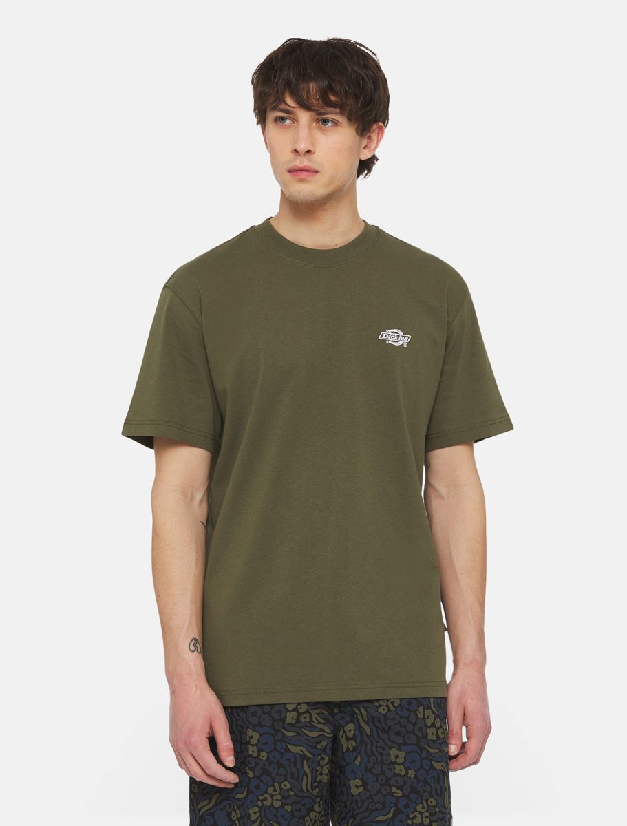 Dickies Summerdale Short Sleeve T-Shirt in Military Green 