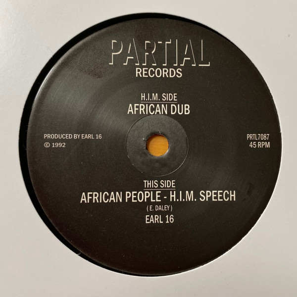 Earl Sixteen – African People - H.I.M Speech (7")  