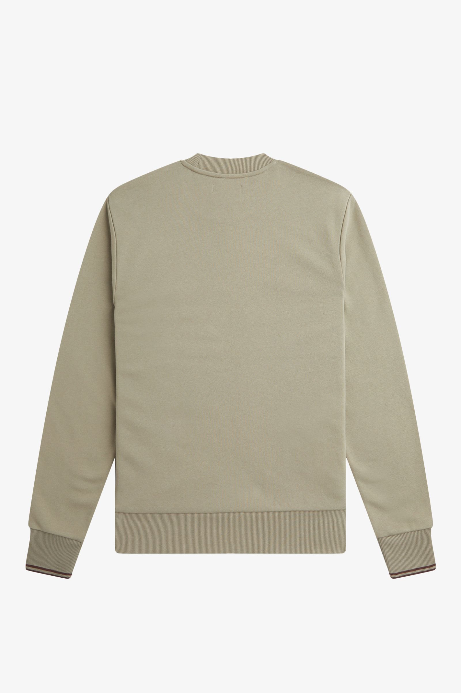 Fred Perry Crew Neck Sweatshirt in Warm Grey 