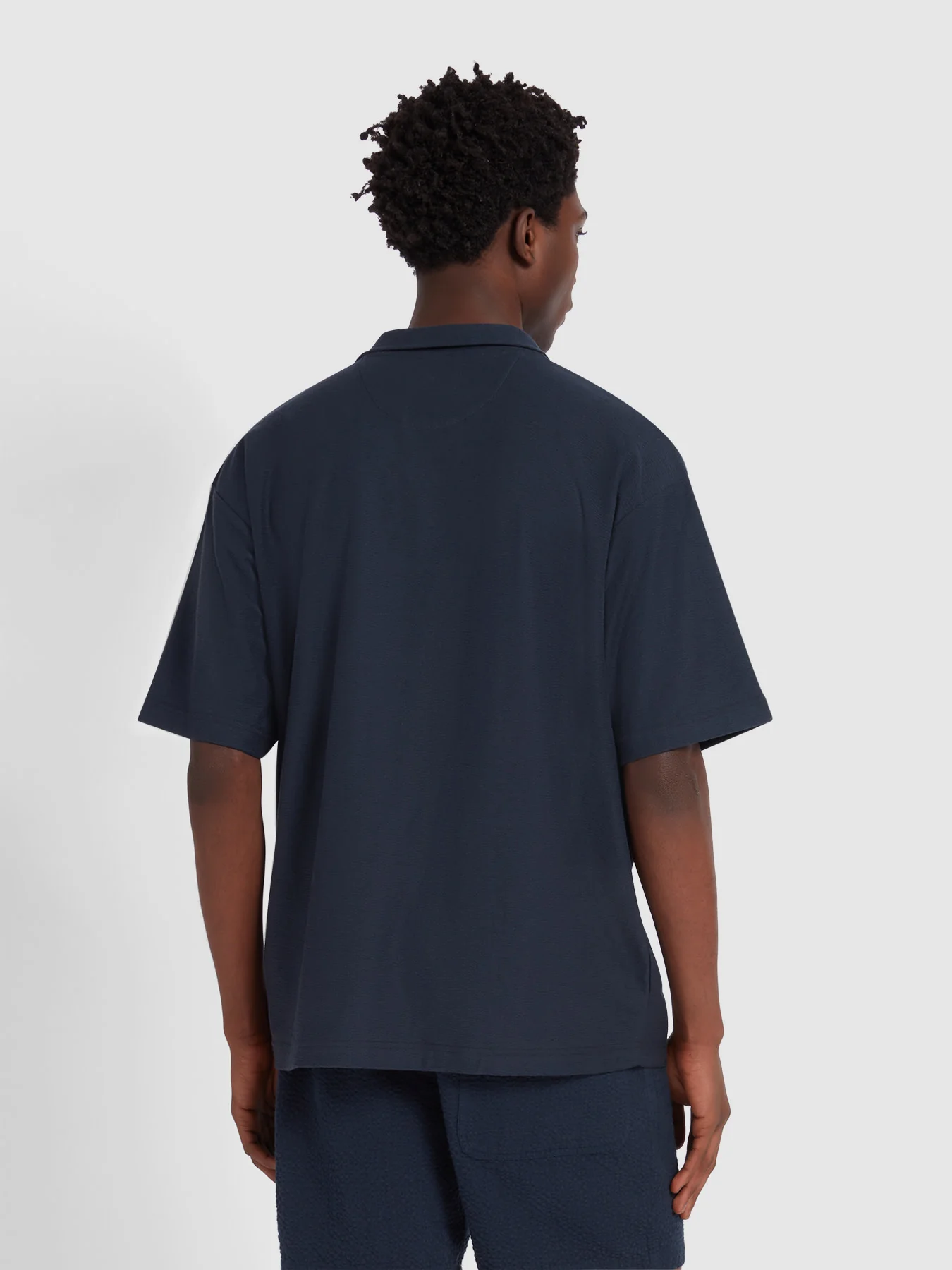 Farah Caspion Polo Shirt in True Navy 