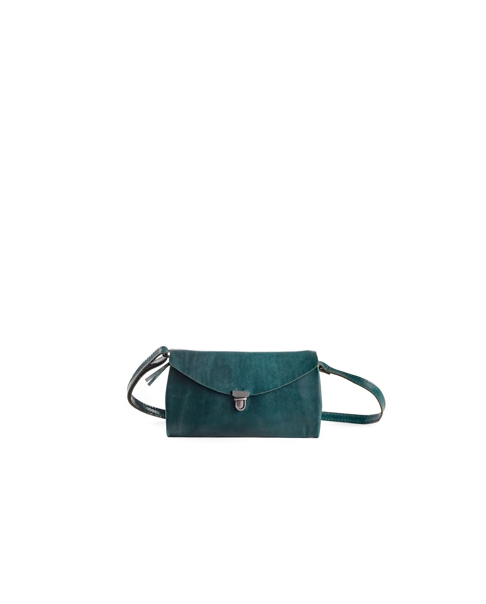 Harolds Fold Handbag Clutch S in Petrol