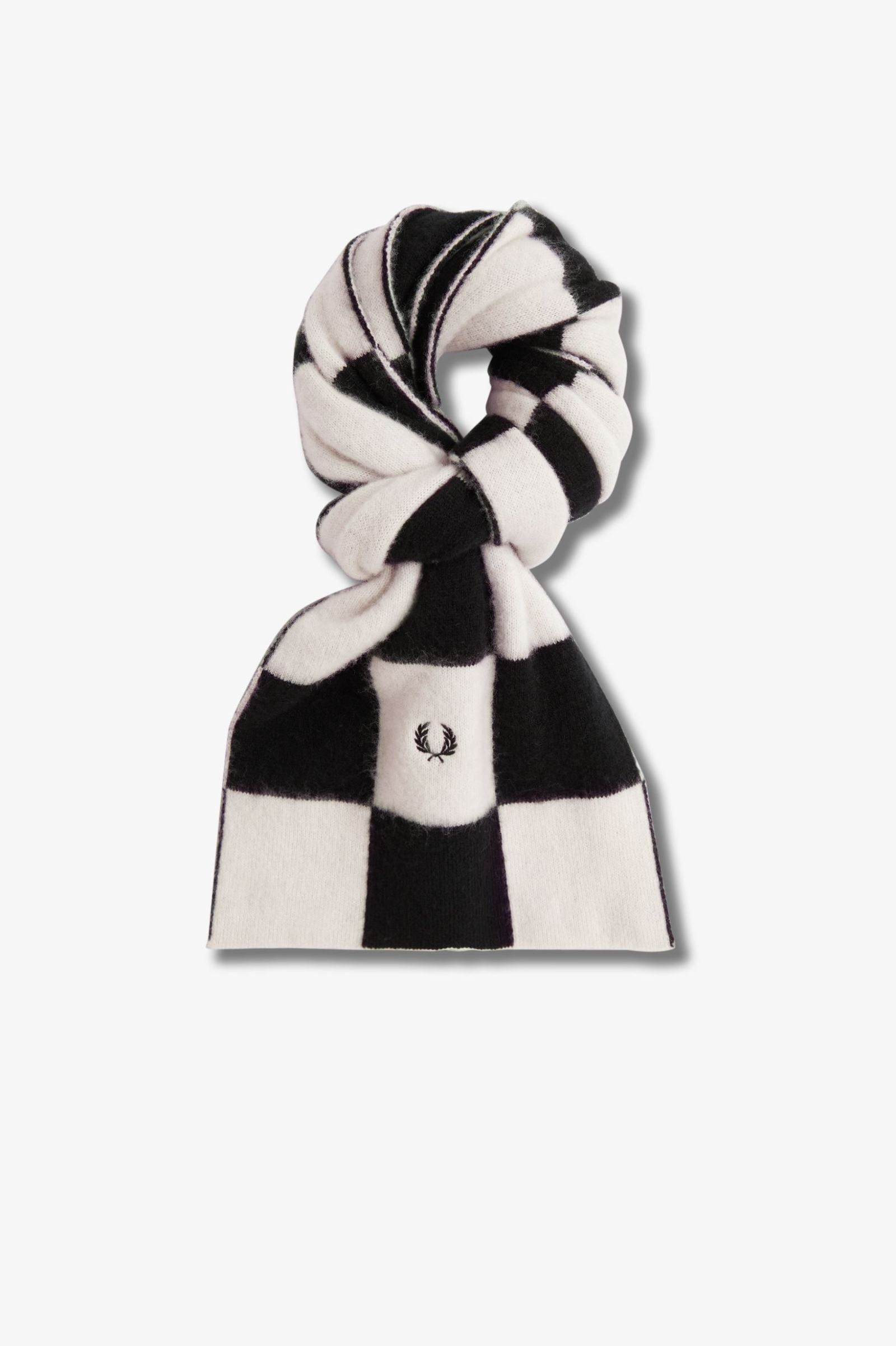 Fred Perry Quequerboard Lambswool Scarf 