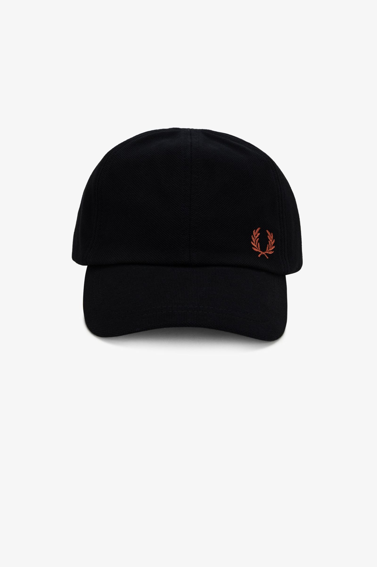 Fred Perry Classic Piqué Cap Black / Whiskey Brown