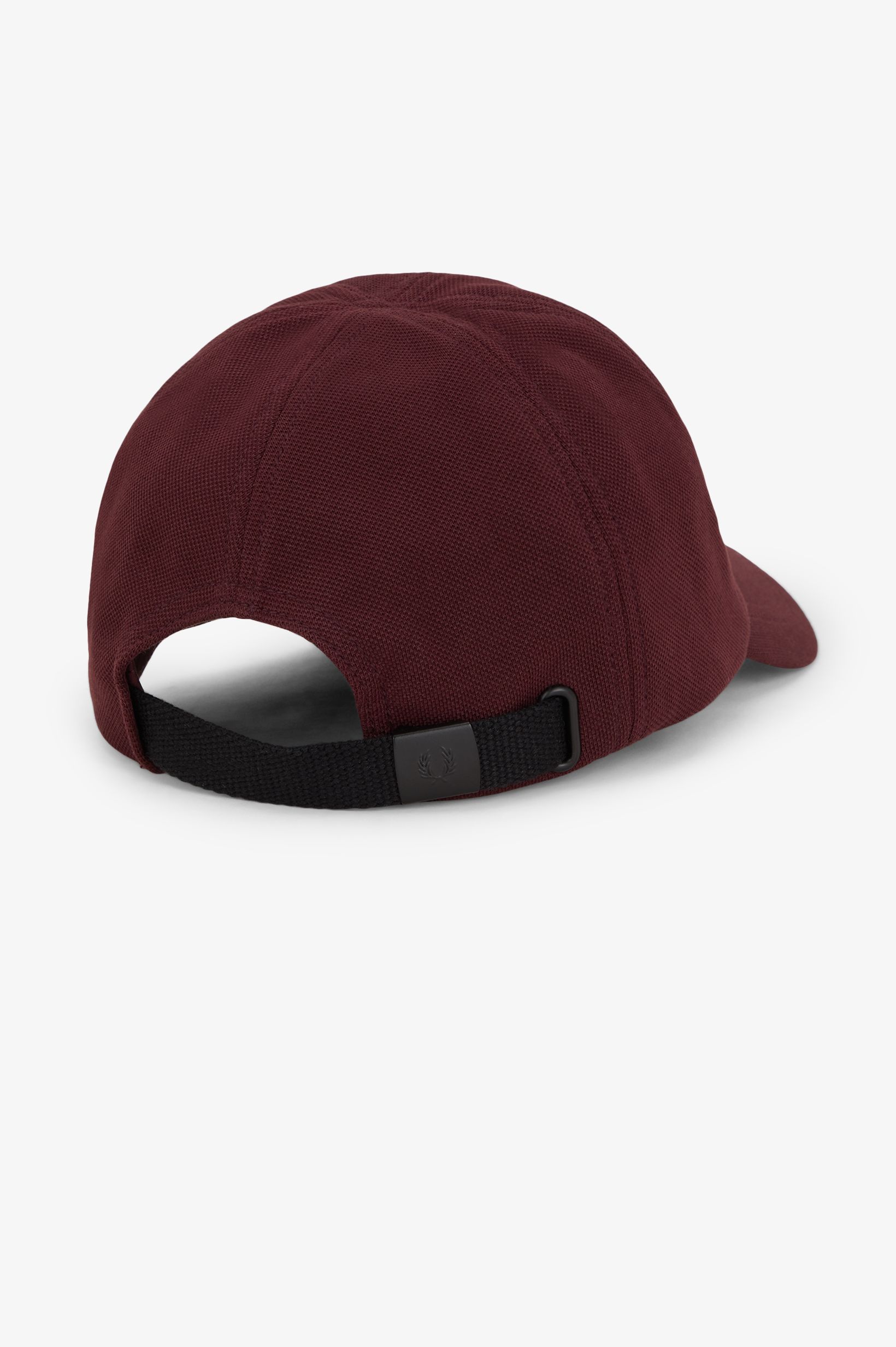 Fred Perry Pique Classic Cap in Oxblood