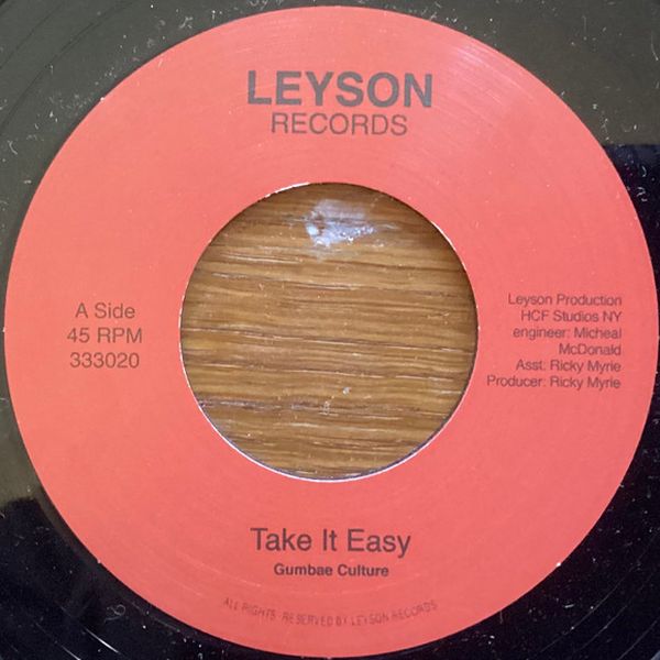 Gumbae Culture - Take It Easy / Dub Version (7")