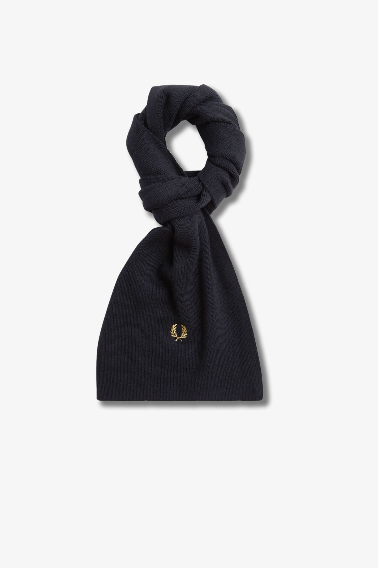 Fred Perry Classic Merino Wolf Scarf in Black