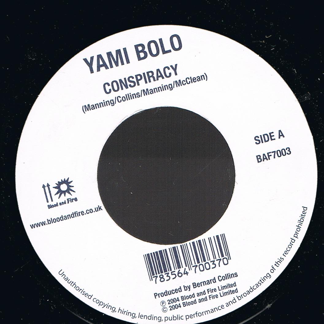 Yami Bolo - Conspiracy / Natural Black - It's A Joy (7")