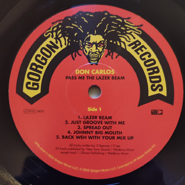 Don Carlos – Pass Me The Lazer Beam (LP)