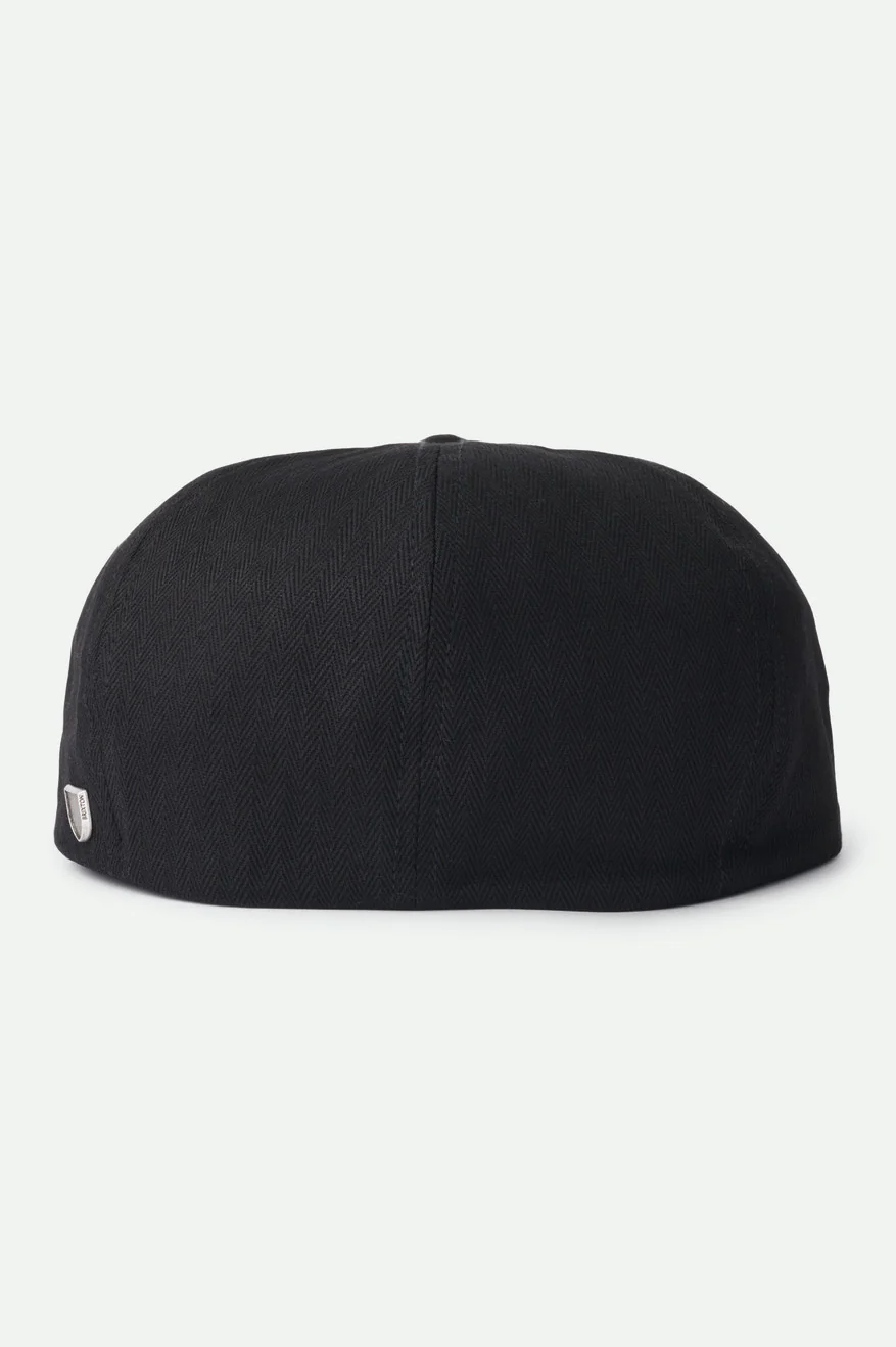 Brixton Brood Snap Cap in Black