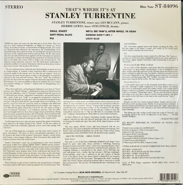 Stanley Turrentine – That's Where It's At (LP)      